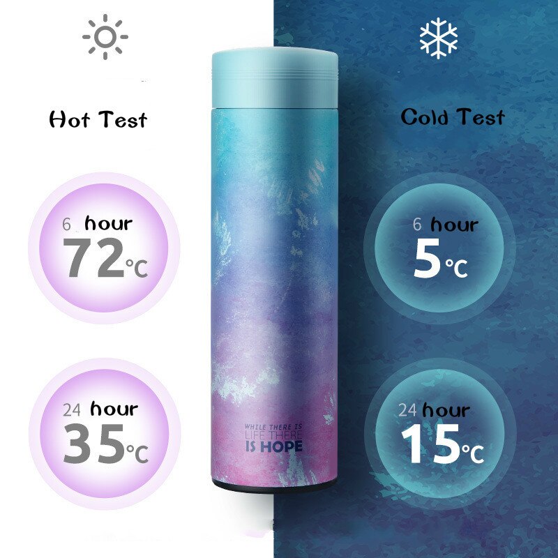 9 Style Hot WaterThermos Bottle Stainless Steel Vacuum Flask Ins