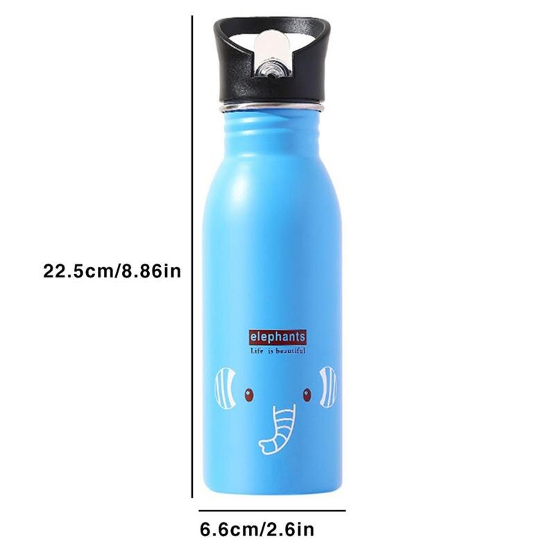 Cartoon 500ml Stainles Steel Water Bottle Thermos Insulated Vacu