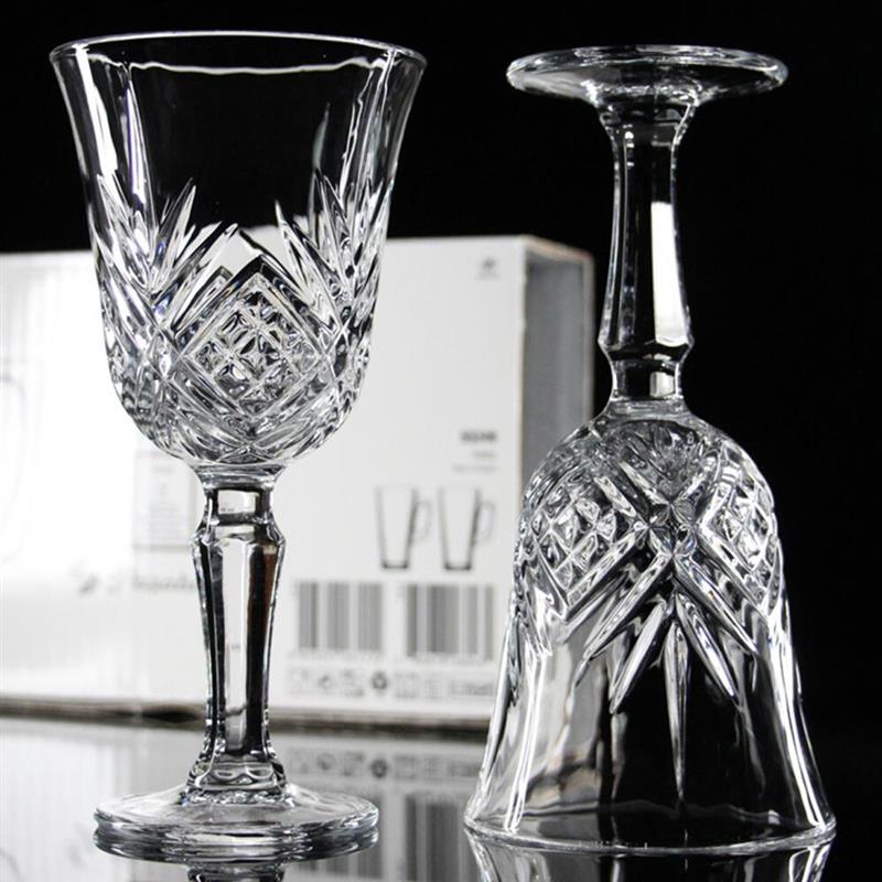 2pcs Wine Champagne Glass Red Wine Glass Cup 5.41oz Transparent