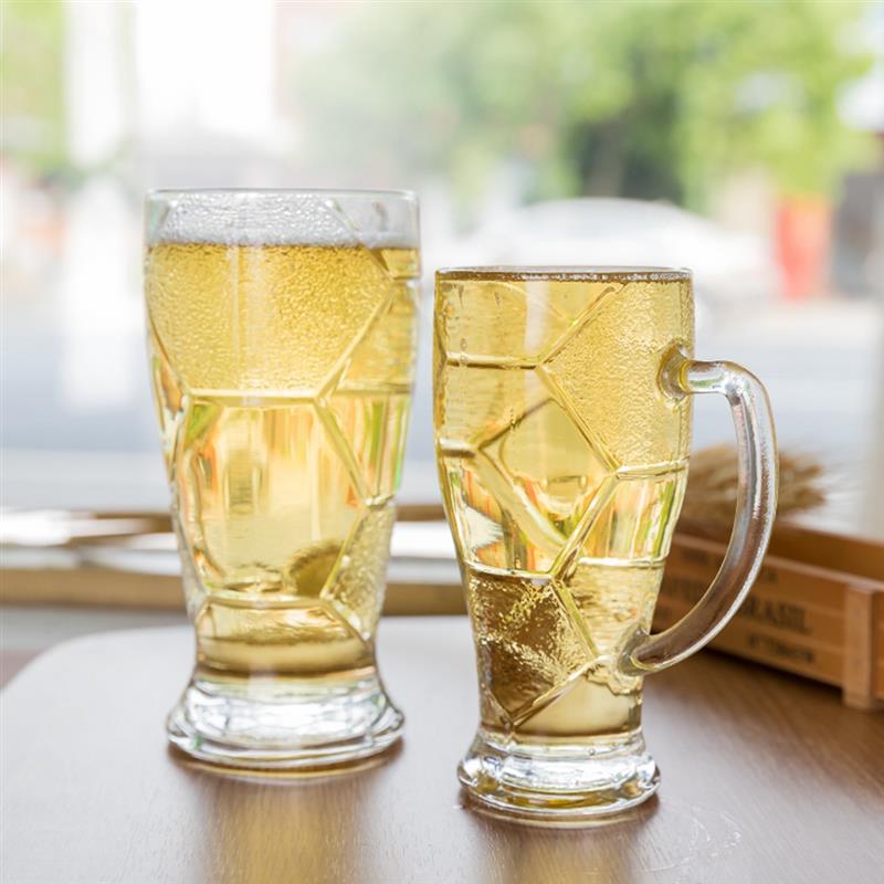 Glass Mug Large Capacity Heat-resistant Beverage Mug Beer Mug fo