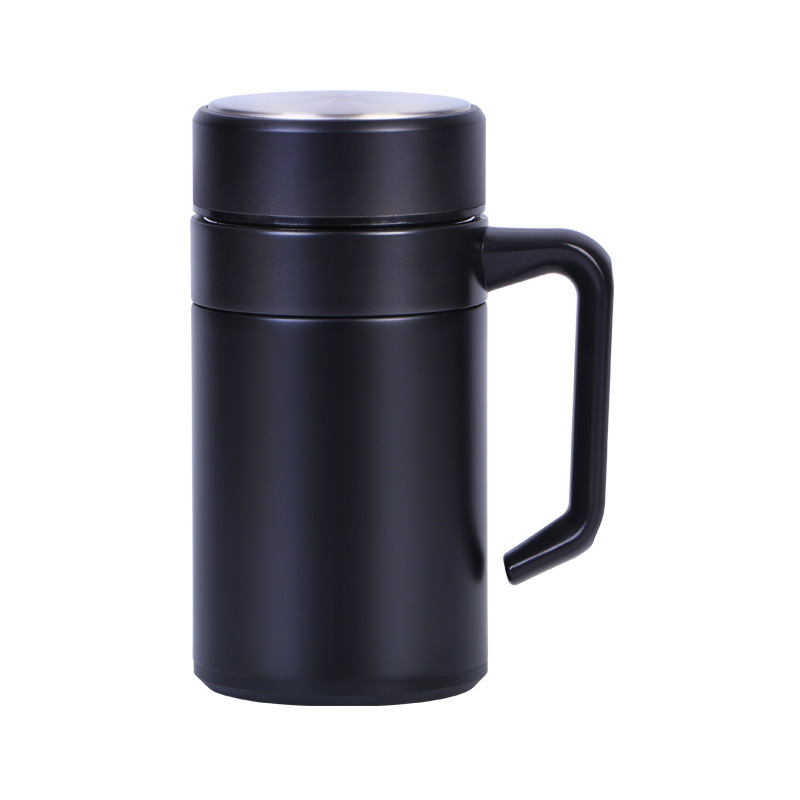 Double layer stainless steel insulated cup Gift cup with handle