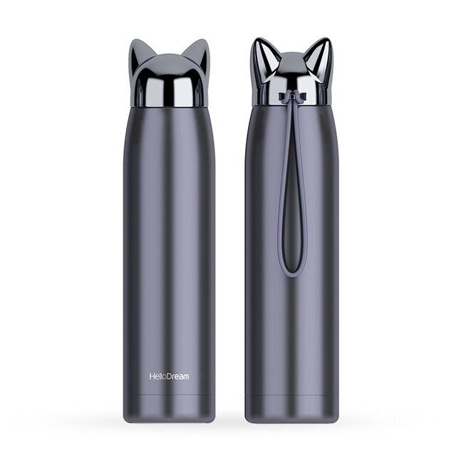 320ml 11oz Double Wall Hot Water Thermos Bottle Stainless Steel