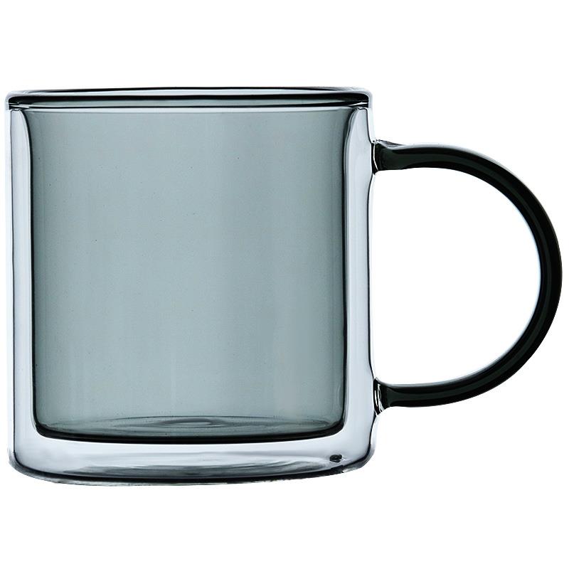 Glass Coffee Mug Heat-resistant Glass Mug Double Wall Insulated