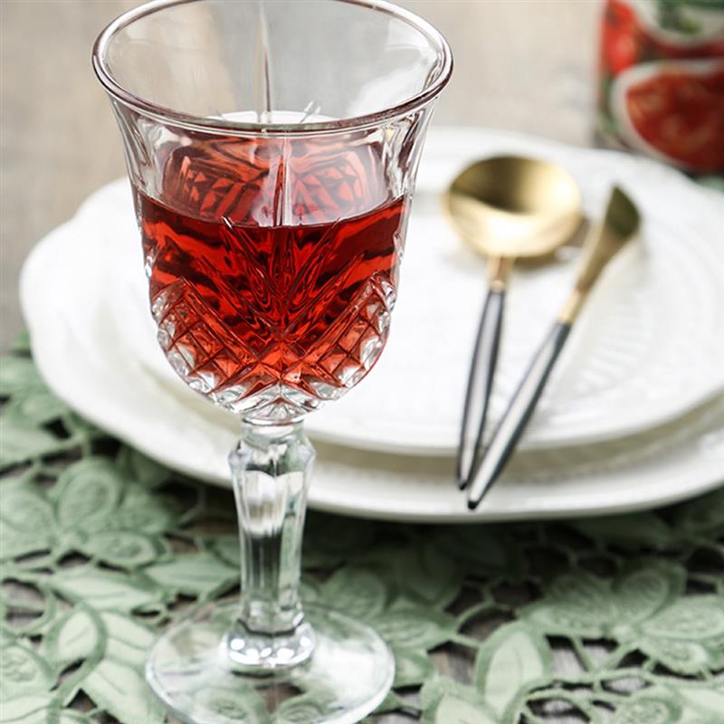 2pcs Wine Champagne Glass Red Wine Glass Cup 5.41oz Transparent