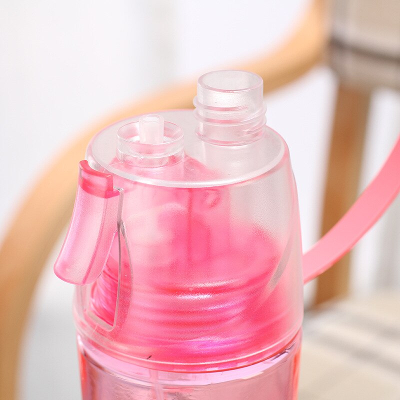400/600ML Hot Cold Spray Sport Drinking Water Bottle For Summer