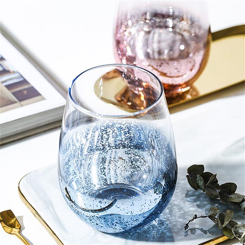 Water Glass Fashion Starry Glitter Tumbler Water Cup Wine Glass