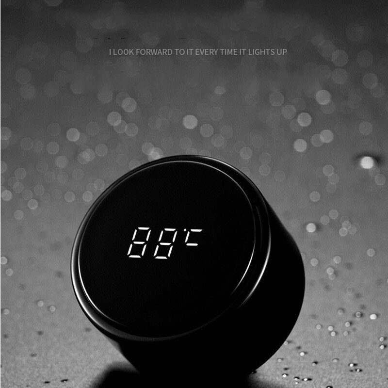 300ML Temperature Display My Hot Cold Water 304 Stainless Steel