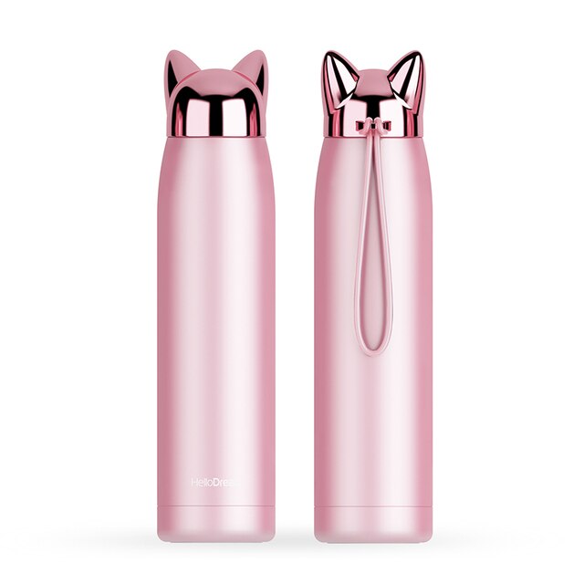 320ml 11oz Double Wall Hot Water Thermos Bottle Stainless Steel