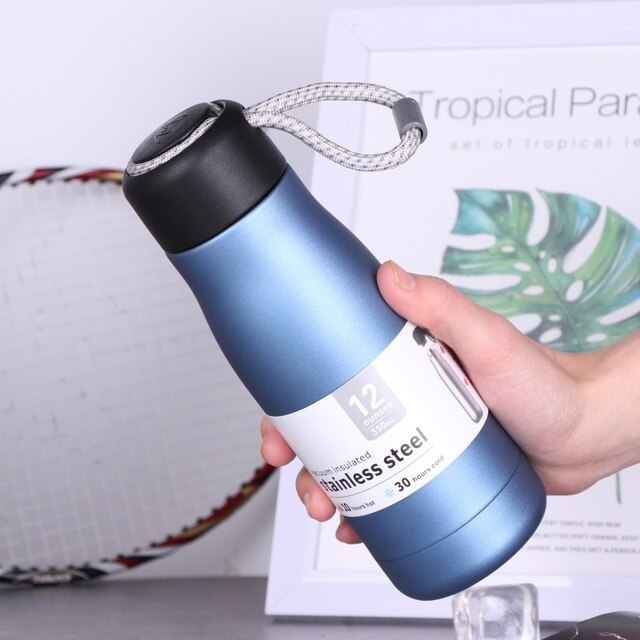 420ml Thermos Stainless Steel Double Wall Thermal Cup Bottle Tra