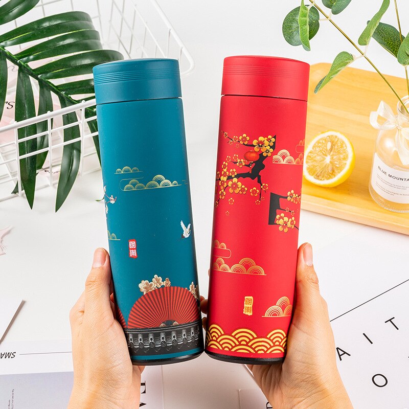 Chinese Style Retro Thermos Cup Men and Women Students Traveling