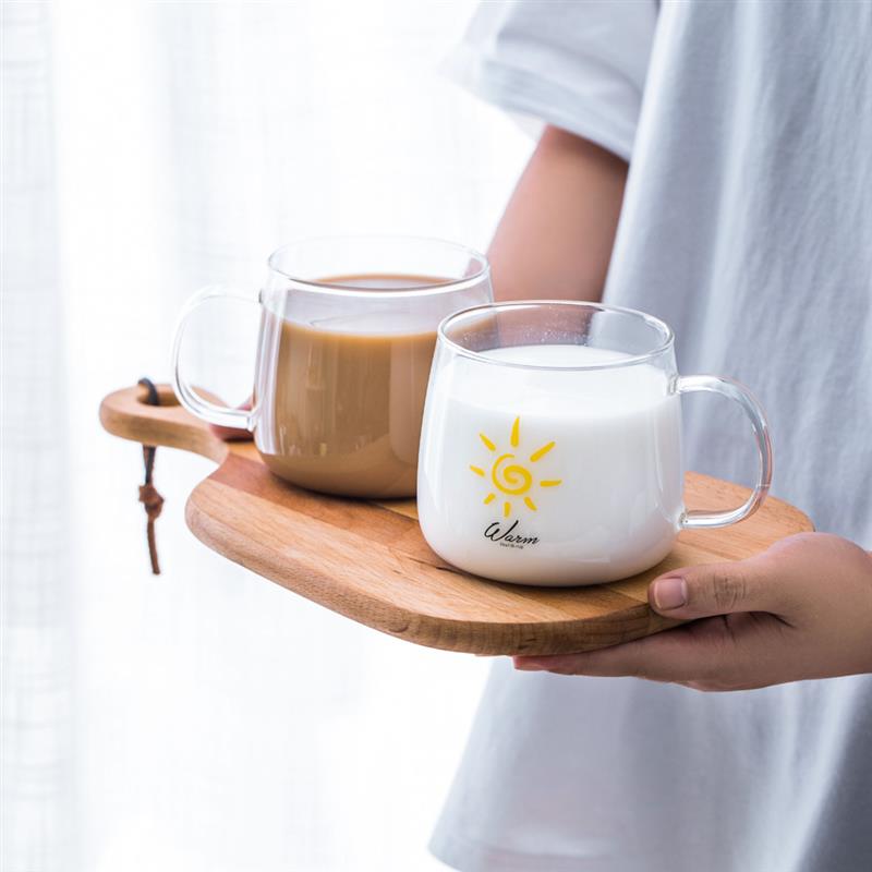 450ml Clear Heat-resistant Tea Beer Mug Juice Cup Coffee Cups Mu